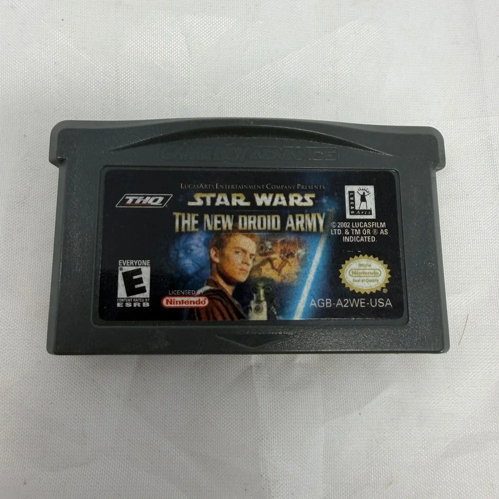 Star Wars The New Droid Army Nintendo Game Boy Advance GBA AGB-A2WE-USA 2002
